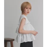 ポルカドットティアードフリルトップス | ad thie | 詳細画像14 