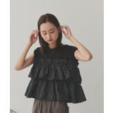 ポルカドットティアードフリルトップス | ad thie | 詳細画像18 