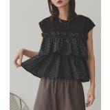 ポルカドットティアードフリルトップス | ad thie | 詳細画像19 