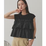 ポルカドットティアードフリルトップス | ad thie | 詳細画像25 