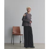 【2025AW新作】ショルダーカットアウトロングスリーブTシャツ | ad thie | 詳細画像10
