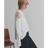 【2025AW新作】ショルダーカットアウトロングスリーブTシャツ | ad thie | 詳細画像22