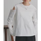 【2025AW新作】ショルダーカットアウトロングスリーブTシャツ | ad thie | 詳細画像23