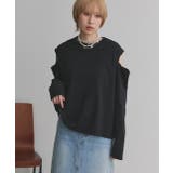 【2025AW新作】ショルダーカットアウトロングスリーブTシャツ | ad thie | 詳細画像34