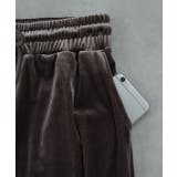 ベロアイージーロングパンツ | ad thie | 詳細画像42 