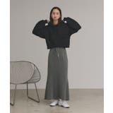 ショート丈スウェットフーディーパーカー | ad thie | 詳細画像20 