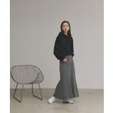 ショート丈スウェットフーディーパーカー | ad thie | 詳細画像21 