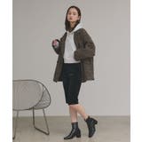 ショート丈スウェットフーディーパーカー | ad thie | 詳細画像3 