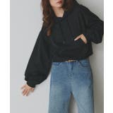 ショート丈スウェットフーディーパーカー | ad thie | 詳細画像30 