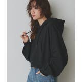 ショート丈スウェットフーディーパーカー | ad thie | 詳細画像32 