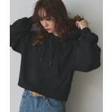 ショート丈スウェットフーディーパーカー | ad thie | 詳細画像33 