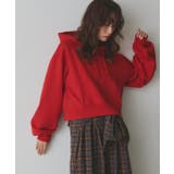 ショート丈スウェットフーディーパーカー | ad thie | 詳細画像40 