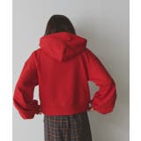 ショート丈スウェットフーディーパーカー | ad thie | 詳細画像41 