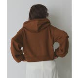 ショート丈スウェットフーディーパーカー | ad thie | 詳細画像46 