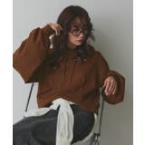 ショート丈スウェットフーディーパーカー | ad thie | 詳細画像47 