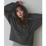 ショート丈スウェットフーディーパーカー | ad thie | 詳細画像52 