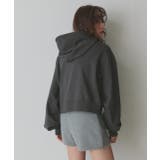 ショート丈スウェットフーディーパーカー | ad thie | 詳細画像55 