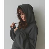 ショート丈スウェットフーディーパーカー | ad thie | 詳細画像56 