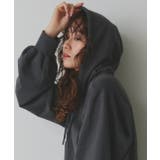 ショート丈スウェットフーディーパーカー | ad thie | 詳細画像57 