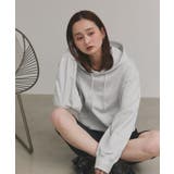 ショート丈スウェットフーディーパーカー | ad thie | 詳細画像6 