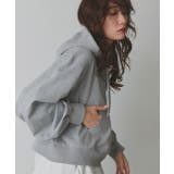 ショート丈スウェットフーディーパーカー | ad thie | 詳細画像63 