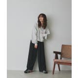 ショート丈スウェットフーディーパーカー | ad thie | 詳細画像8 