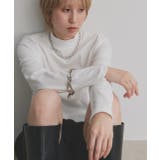 【2025AW新作】配色アソートスリーブハイネックトップス | ad thie | 詳細画像19