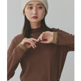 【2025AW新作】配色アソートスリーブハイネックトップス | ad thie | 詳細画像75