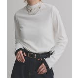 オフホワイト×ブラック | 【2025AW新作】配色アソートスリーブハイネックトップス | ad thie