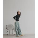 袖切替ラメシアー レースアソートトップス | ad thie | 詳細画像13 