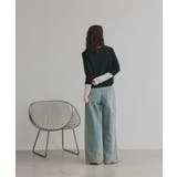 袖切替ラメシアー レースアソートトップス | ad thie | 詳細画像14 