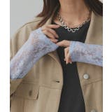 袖切替ラメシアー レースアソートトップス | ad thie | 詳細画像41 