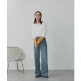 袖切替ラメシアー レースアソートトップス | ad thie | 詳細画像47 