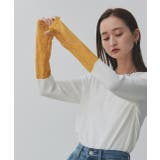 袖切替ラメシアー レースアソートトップス | ad thie | 詳細画像48 