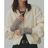 袖切替ラメシアー レースアソートトップス | ad thie | 詳細画像83 