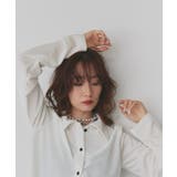 コンパクトベロアシャツ | ad thie | 詳細画像12 