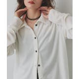 コンパクトベロアシャツ | ad thie | 詳細画像4 