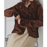 コンパクトベロアシャツ | ad thie | 詳細画像48 