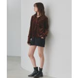 コンパクトベロアシャツ | ad thie | 詳細画像51 