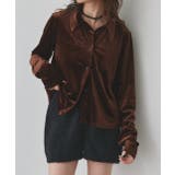 コンパクトベロアシャツ | ad thie | 詳細画像52 