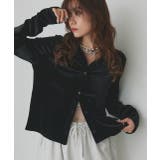 コンパクトベロアシャツ | ad thie | 詳細画像65 