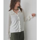 コンパクトベロアシャツ | ad thie | 詳細画像7 