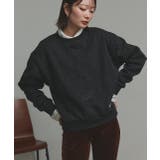 ブラック | 【2025AW新作】裏起毛ラメプルオーバー | ad thie