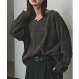 【2025AW新作】ラメモールVネックプルオーバー | ad thie | 詳細画像15