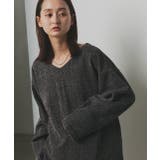 【2025AW新作】ラメモールVネックプルオーバー | ad thie | 詳細画像16