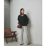 【2025AW新作】ラメモールVネックプルオーバー | ad thie | 詳細画像3