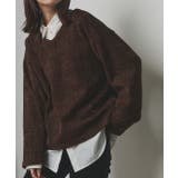 【2025AW新作】ラメモールVネックプルオーバー | ad thie | 詳細画像30