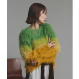 グラデーションシャギーニット | ad thie | 詳細画像19 