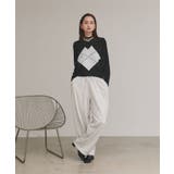 アーガイルニットベスト | ad thie | 詳細画像20 