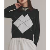 アーガイルニットベスト | ad thie | 詳細画像23 